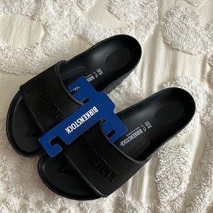 Black Birkenstock Slides